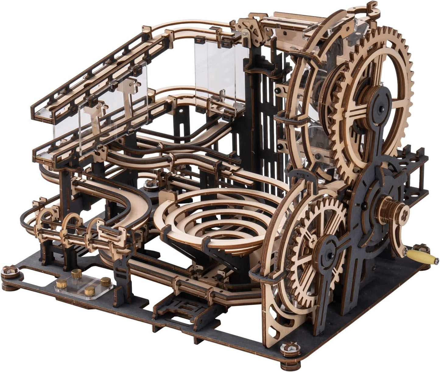 ROKR Marble Night City 3D Wooden Puzzle Waterwheel Model Kit Toyland EU Toyland EU