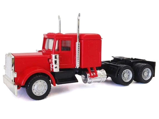 Peterbilt Long Tractor Red | 1/87 Diecast Model Tractor | Promotex | Collector Quality