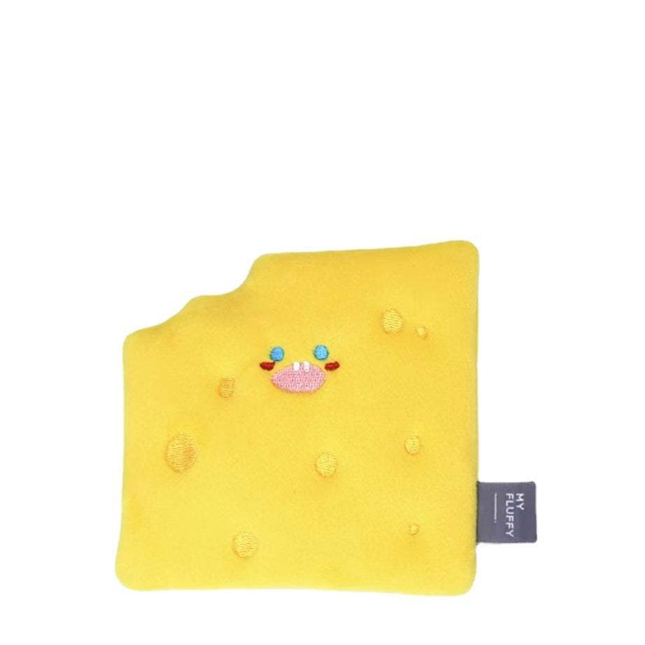 Cheese Plush Pet Sniffing Sound Toy | 20 g