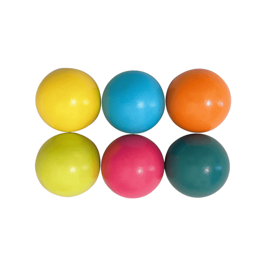 Wooden Play Balls | Pastel Smooth Finish | 1.8 Inch Diameter | Montessori Kids