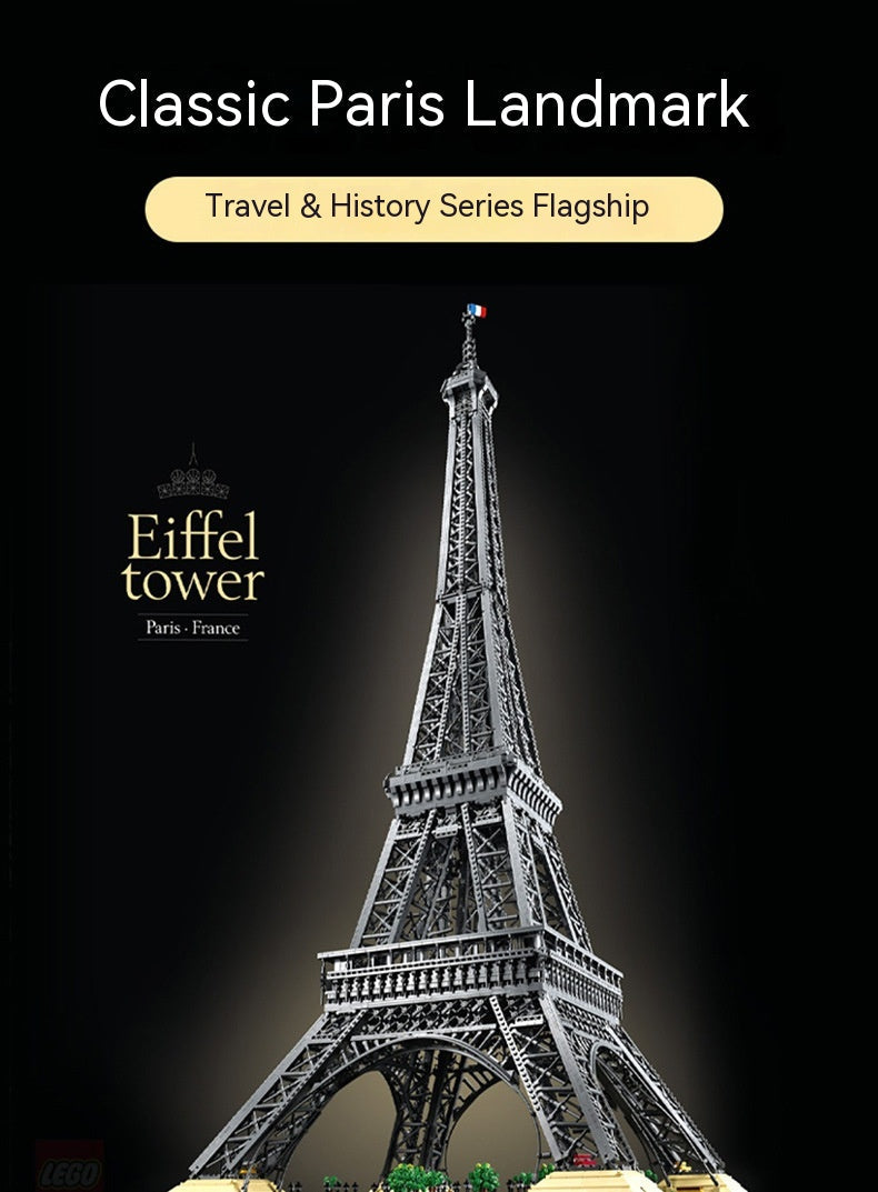 Eiffel Tower Challenging Building Block Model - ToylandEU