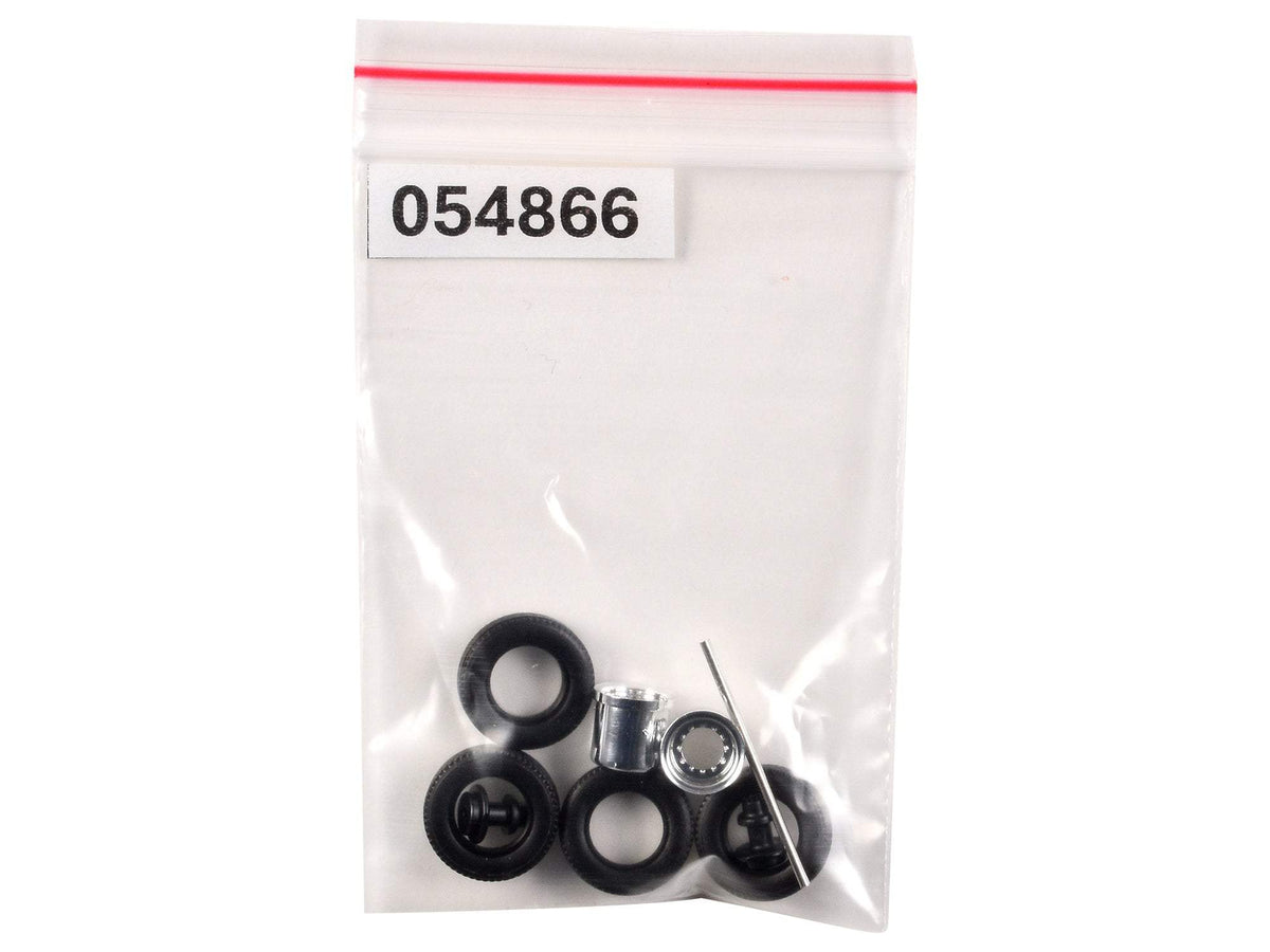 Rear Wheelset | HO Scale 1/87 | Chrome Plated Finish | For Model Trains
