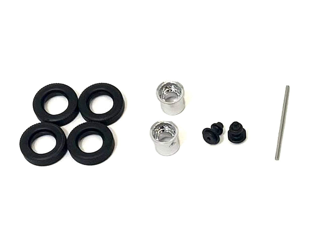 Rear Wheelset | HO Scale 1/87 | Chrome Plated Finish | For Model Trains