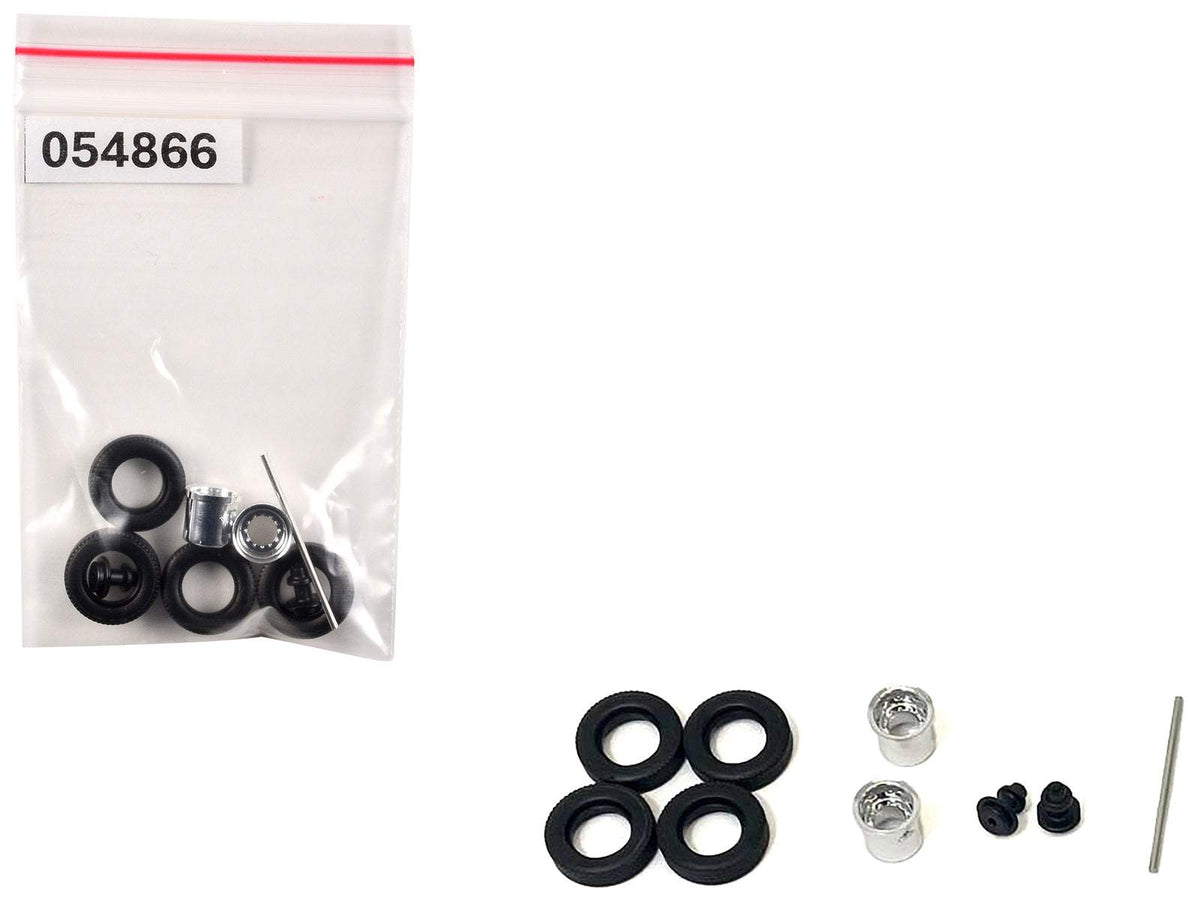 Rear Wheelset | HO Scale 1/87 | Chrome Plated Finish | For Model Trains