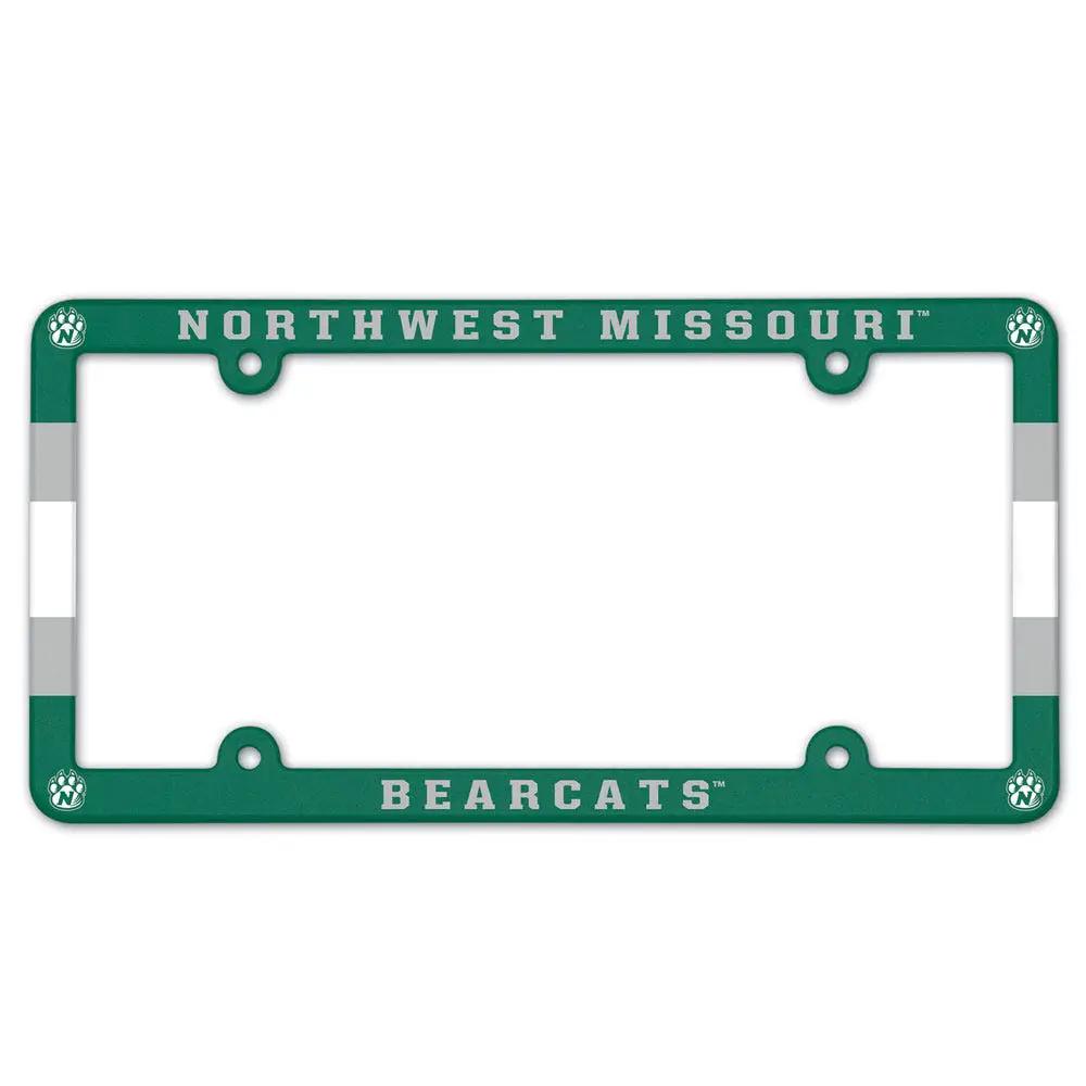 Northwest Missouri State Bearcats License Plate Frame Plastic Full Color Style