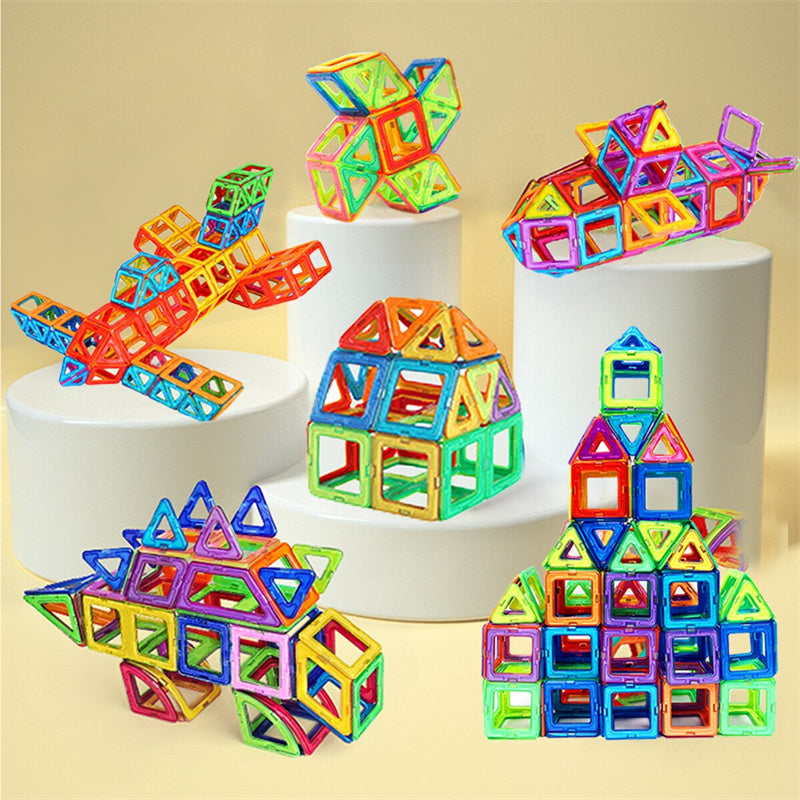 Magnetic Building Blocks - Educational Construction Set for Creative Kids - ToylandEU