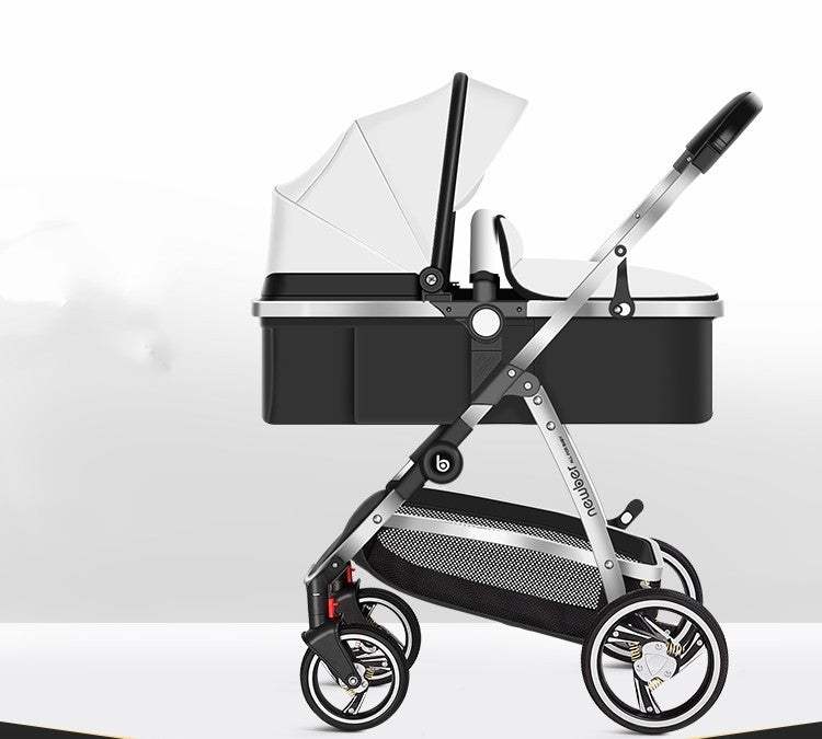 Multifunctional High View Baby Stroller Gift Set | Sleeping Basket