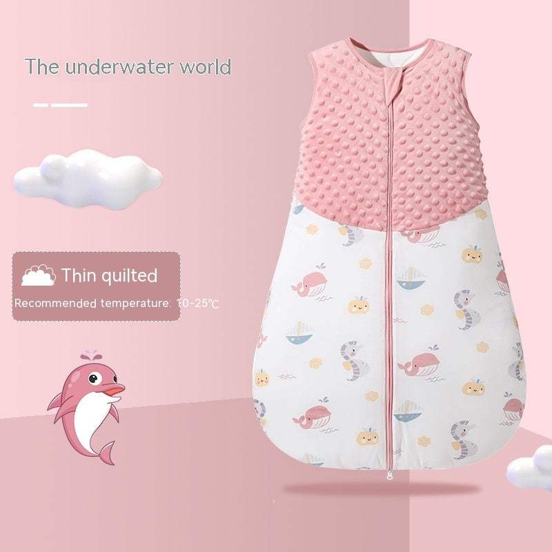 Newborn Pure Cotton Vest-Style Baby Sleeping Bag | Ages 0-1 | Vest Style Style