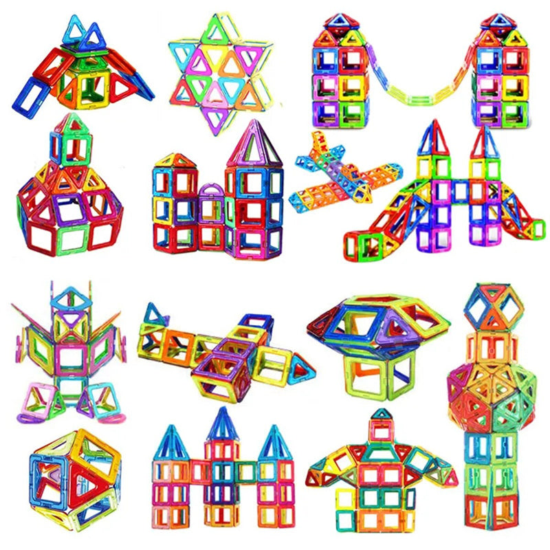 Magnetic Building Blocks - Educational Construction Set for Creative Kids - ToylandEU