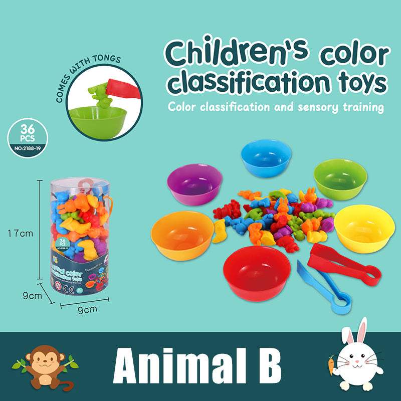 Rainbow Counting Early Education Toy Set | Math And Color Cognition