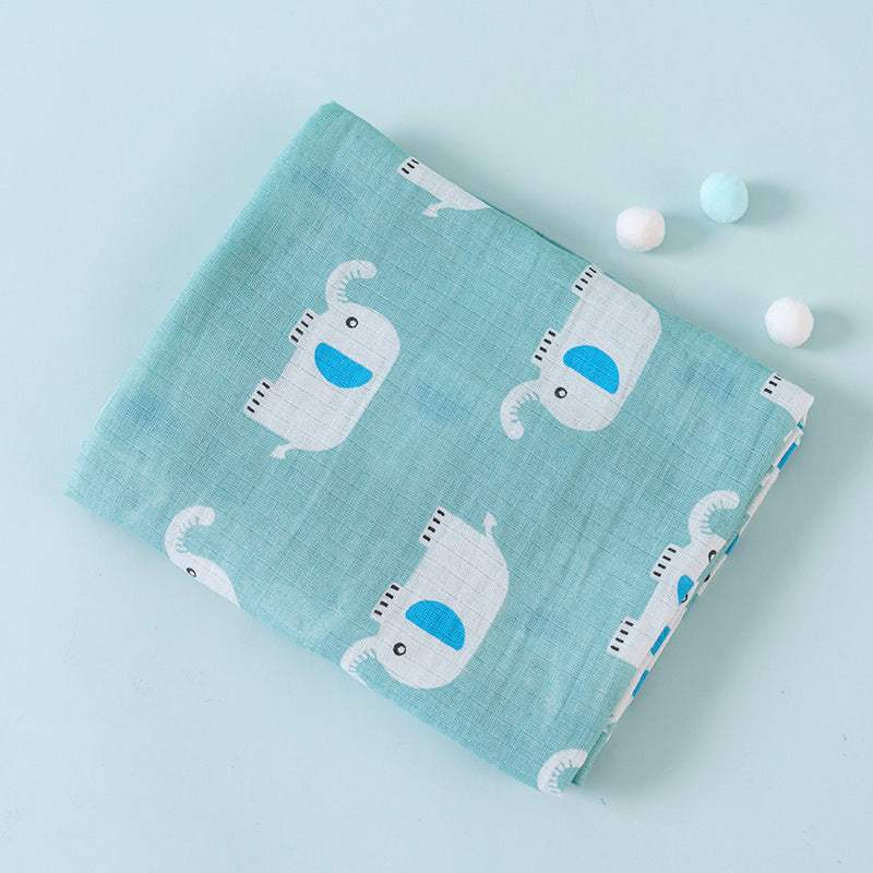 Cotton Double-Layer Cartoon Baby Blanket | Cotton | Baby Blanket