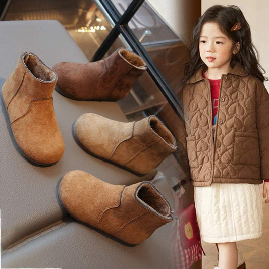Girls' Ankle British-Style Boots | Synthetic Leather Upper | Comfortable Fit | Easy Everyday Wear