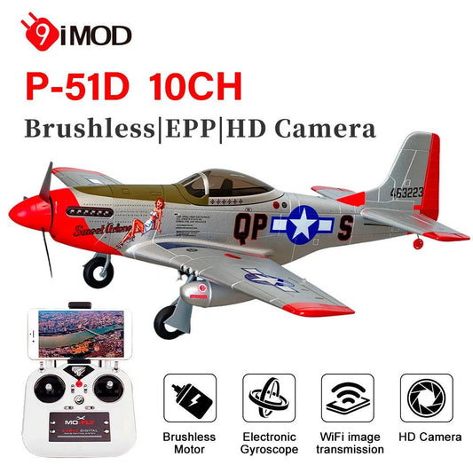 1 10 Channel Brushless RC Plane | P51D Model | Toylandeu