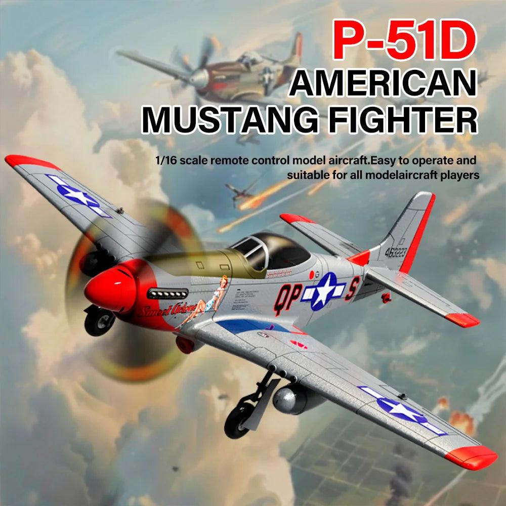 1 10 Channel Brushless RC Plane | P51D Model | Toylandeu