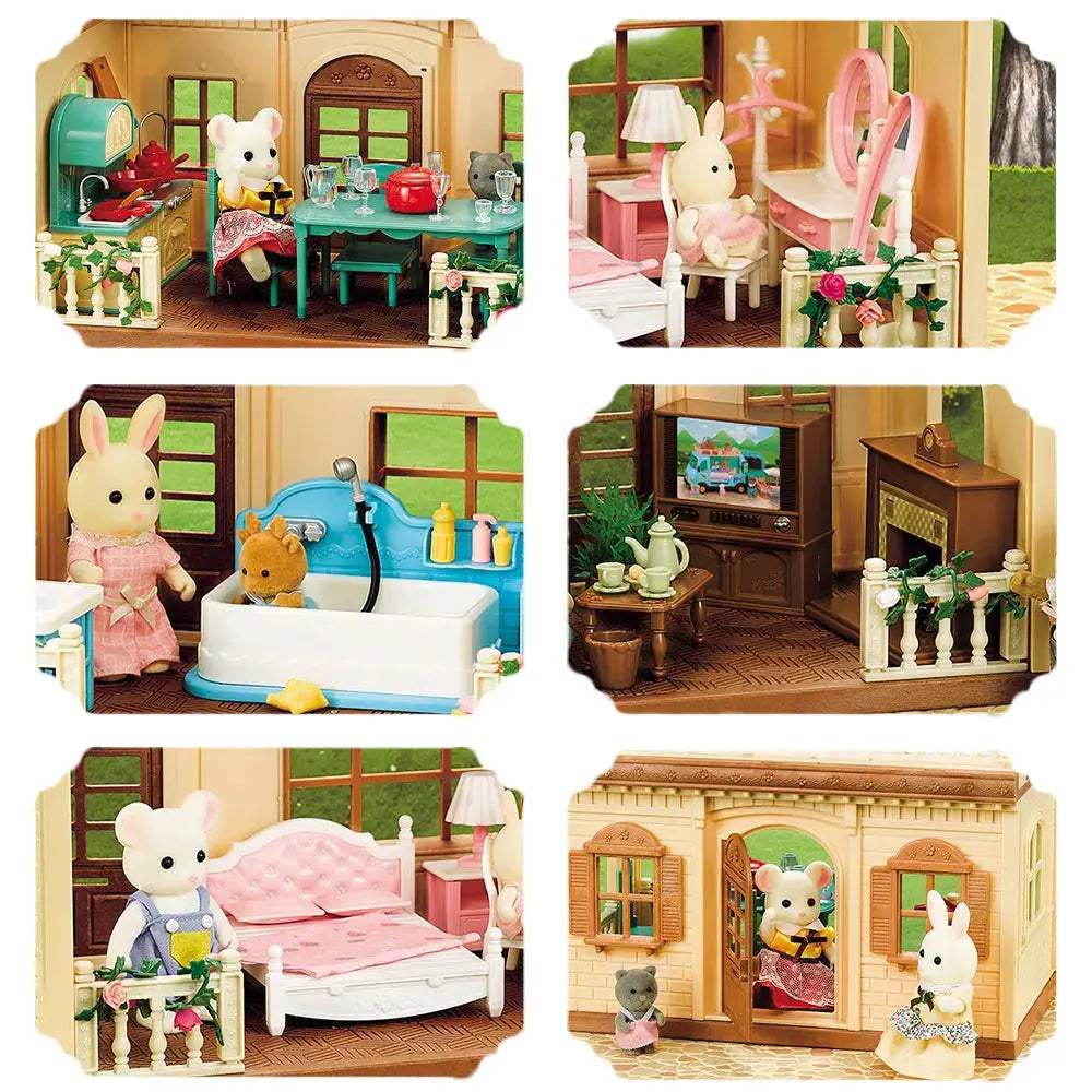 1:12 Dollhouse Furniture Set for Forest Rabbit Family Mansion - ToylandEU