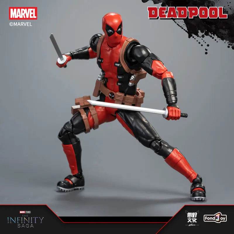 1/12 Original Fondjoy Deadpool and Wolverine ABS Action Figure Model Manga Version Joint Movable Figurine Collection Kids Gift Toy - ToylandEU