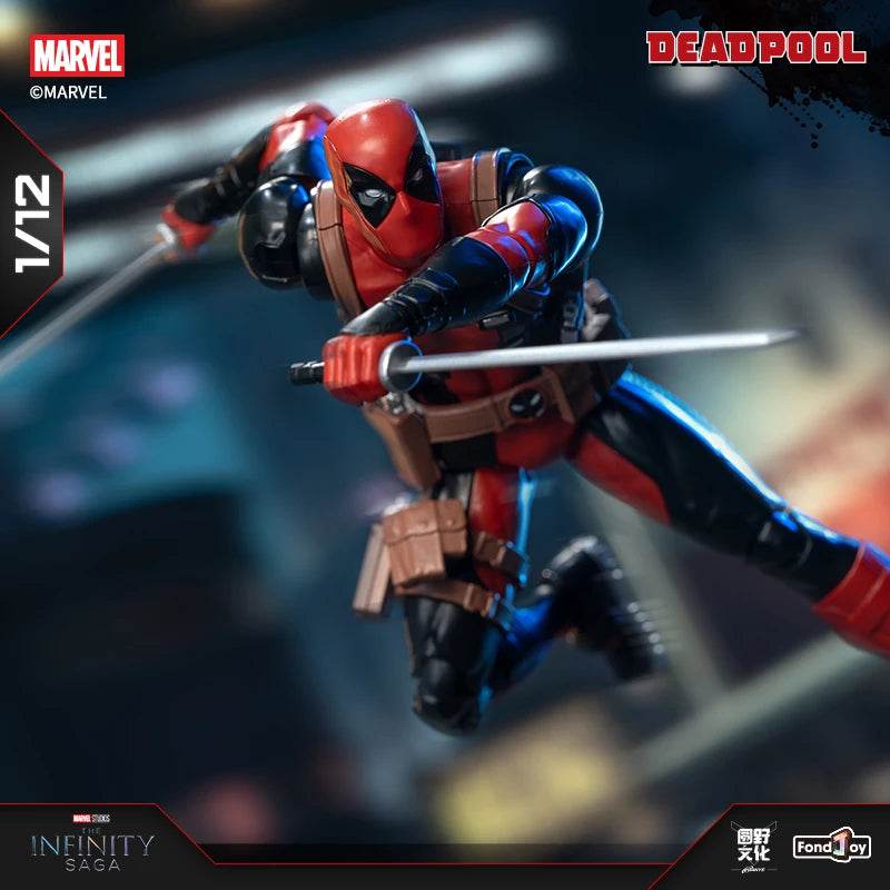 1/12 Original Fondjoy Deadpool and Wolverine ABS Action Figure Model Manga Version Joint Movable Figurine Collection Kids Gift Toy - ToylandEU