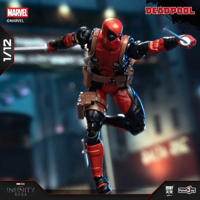 1/12 Original Fondjoy Deadpool and Wolverine ABS Action Figure Model Manga Version Joint Movable Figurine Collection Kids Gift Toy - ToylandEU