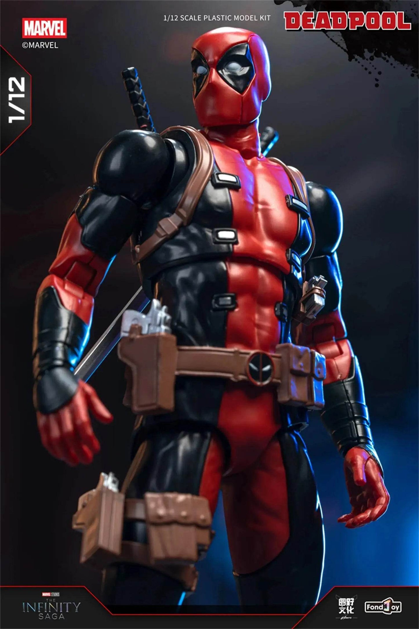 1/12 Original Fondjoy Deadpool and Wolverine ABS Action Figure Model Manga Version Joint Movable Figurine Collection Kids Gift Toy - ToylandEU