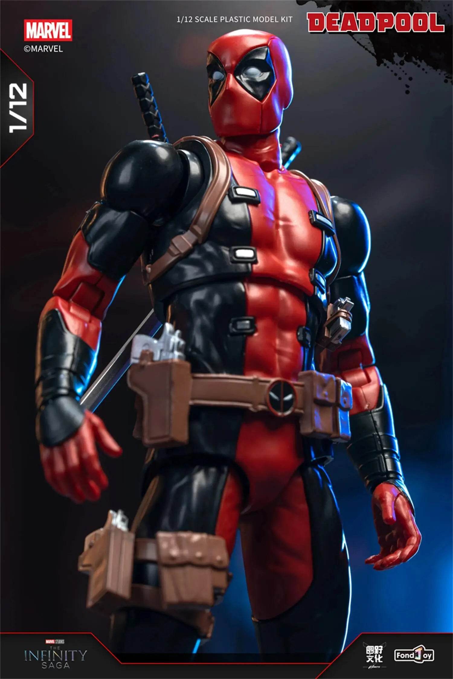 1/12 Original Fondjoy Deadpool and Wolverine ABS Action Figure Model Manga Version Joint Movable Figurine Collection Kids Gift Toy - ToylandEU