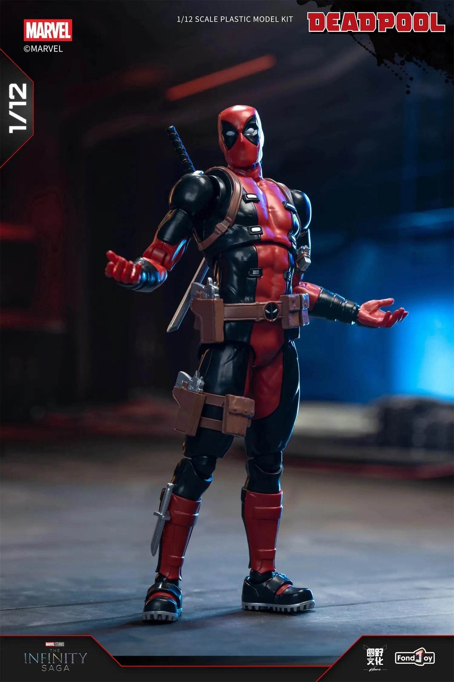 1/12 Original Fondjoy Deadpool and Wolverine ABS Action Figure Model Manga Version Joint Movable Figurine Collection Kids Gift Toy - ToylandEU