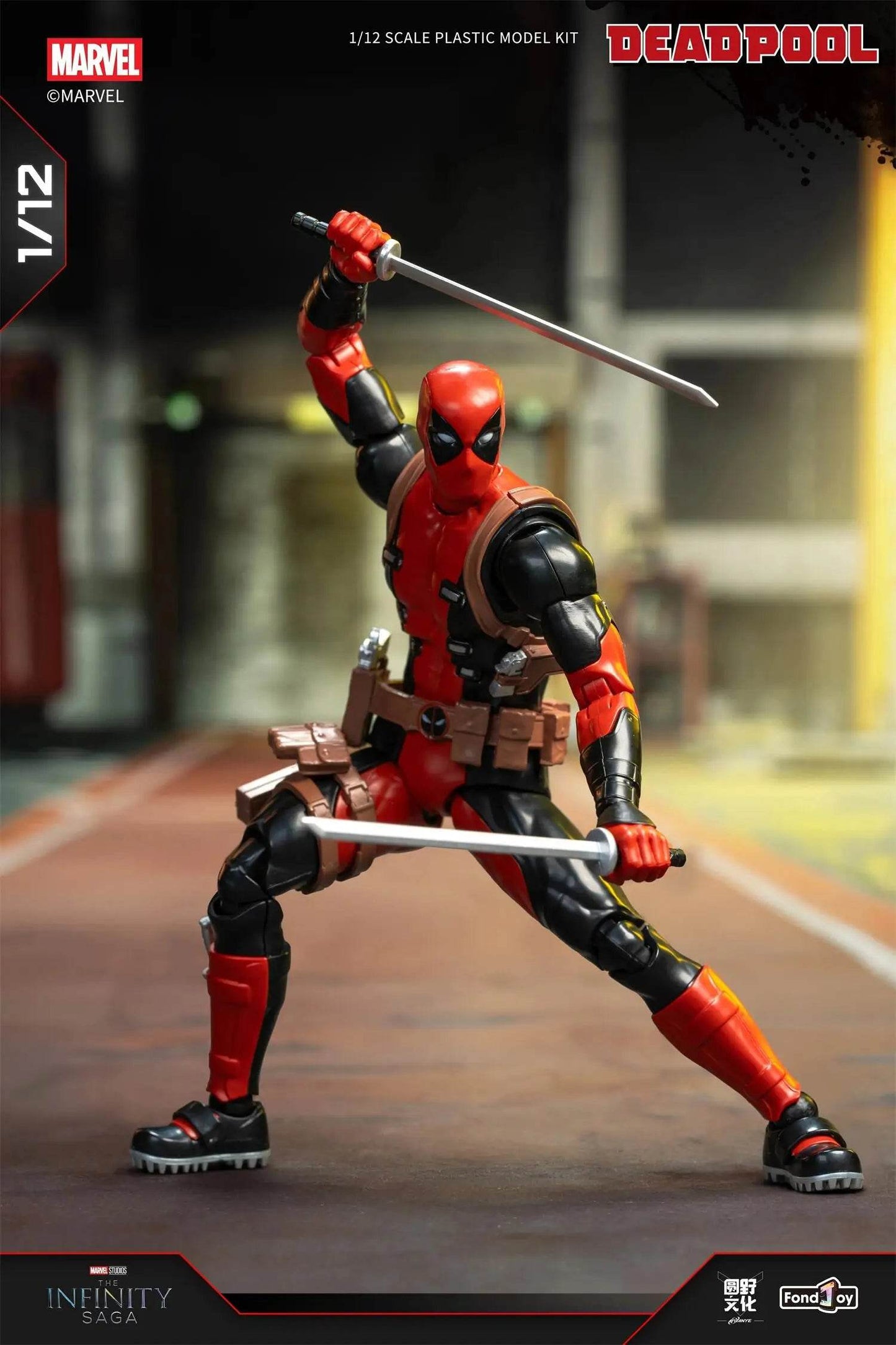 1/12 Original Fondjoy Deadpool and Wolverine ABS Action Figure Model Manga Version Joint Movable Figurine Collection Kids Gift Toy - ToylandEU