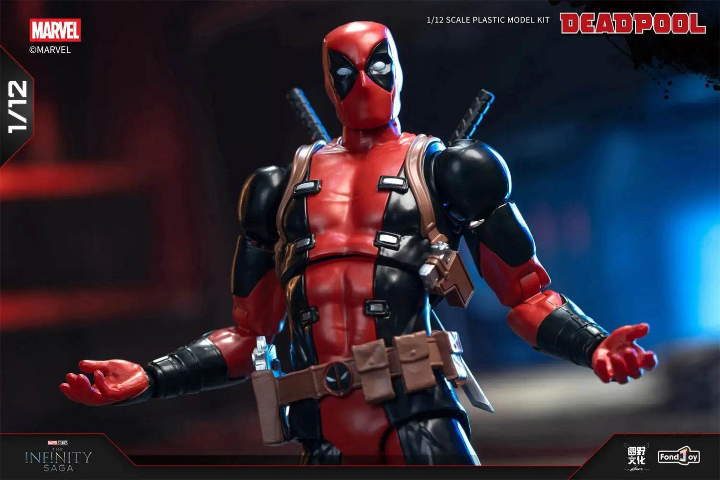 1/12 Original Fondjoy Deadpool and Wolverine ABS Action Figure Model Manga Version Joint Movable Figurine Collection Kids Gift Toy - ToylandEU