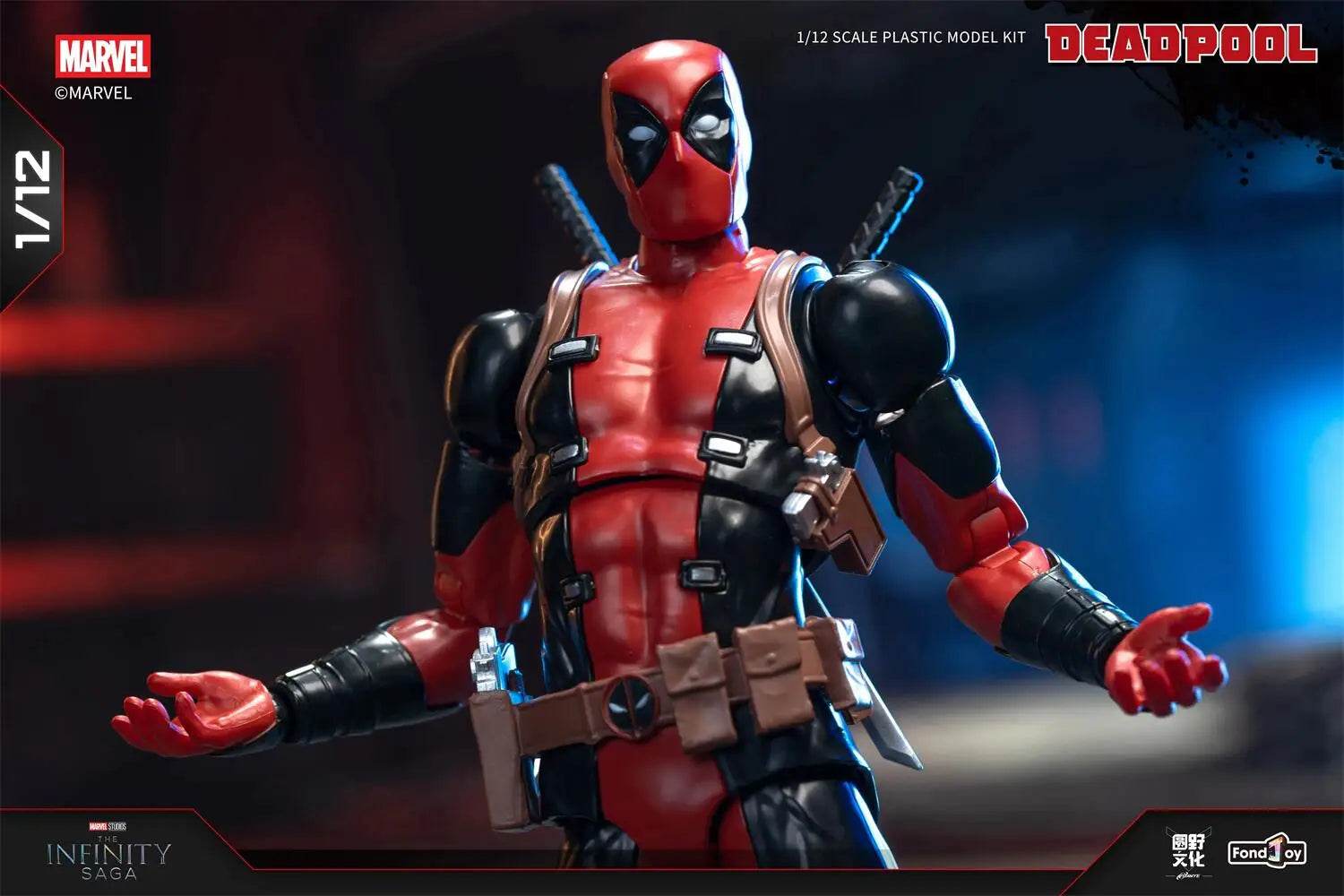 1/12 Original Fondjoy Deadpool and Wolverine ABS Action Figure Model Manga Version Joint Movable Figurine Collection Kids Gift Toy - ToylandEU