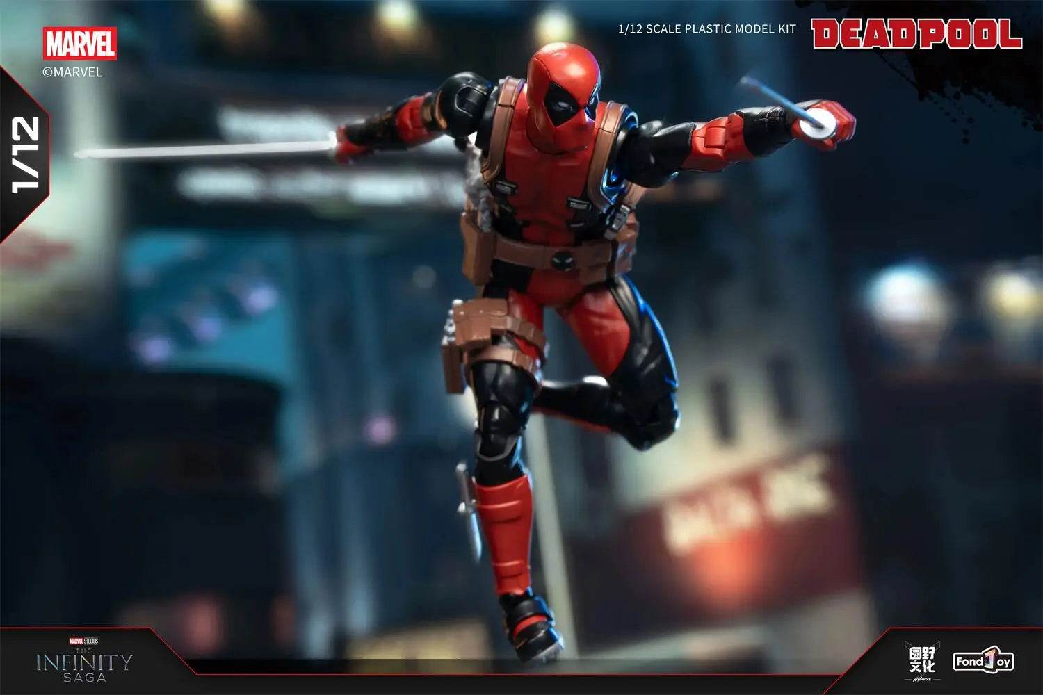 1/12 Original Fondjoy Deadpool and Wolverine ABS Action Figure Model Manga Version Joint Movable Figurine Collection Kids Gift Toy - ToylandEU