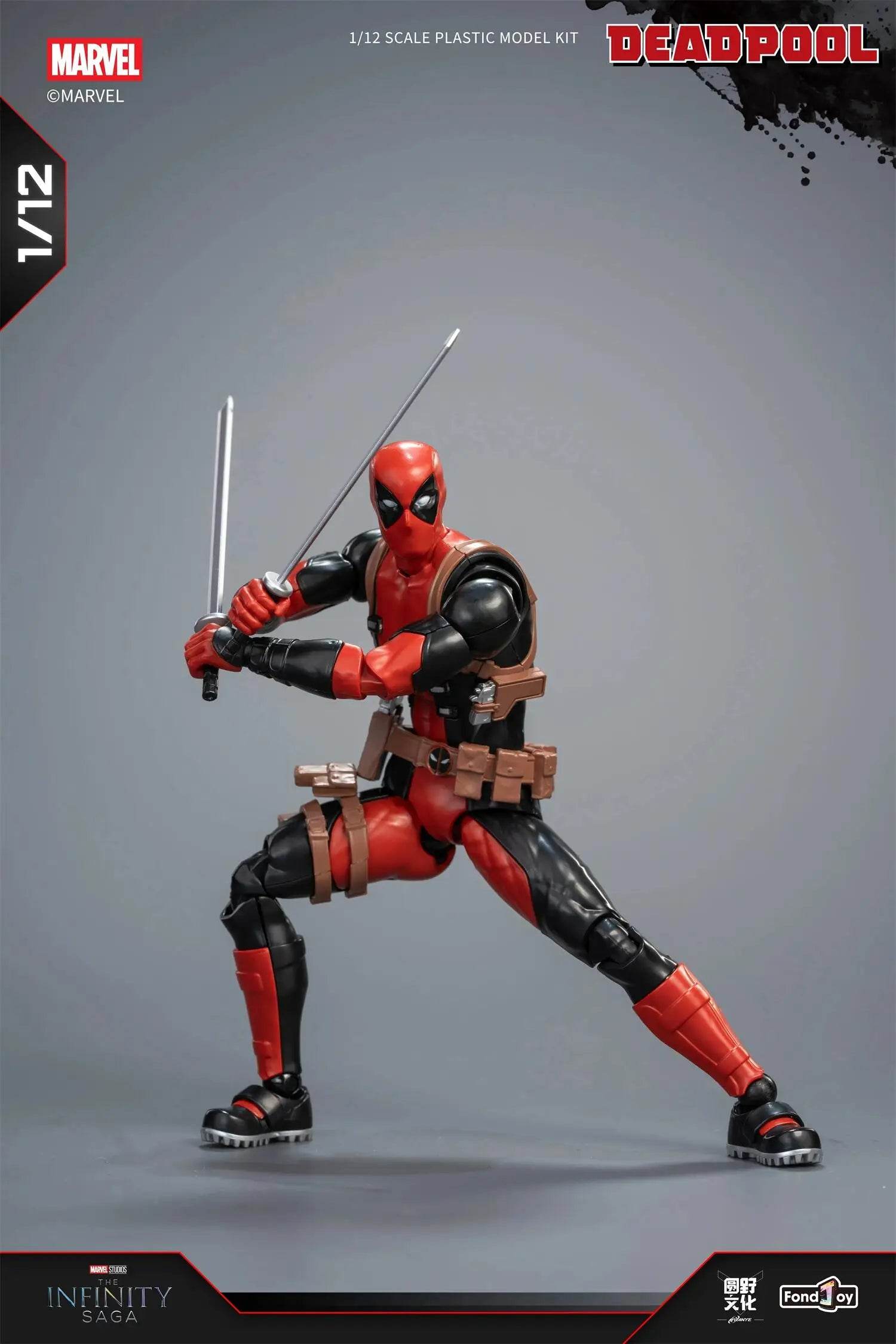 1/12 Original Fondjoy Deadpool and Wolverine ABS Action Figure Model Manga Version Joint Movable Figurine Collection Kids Gift Toy - ToylandEU