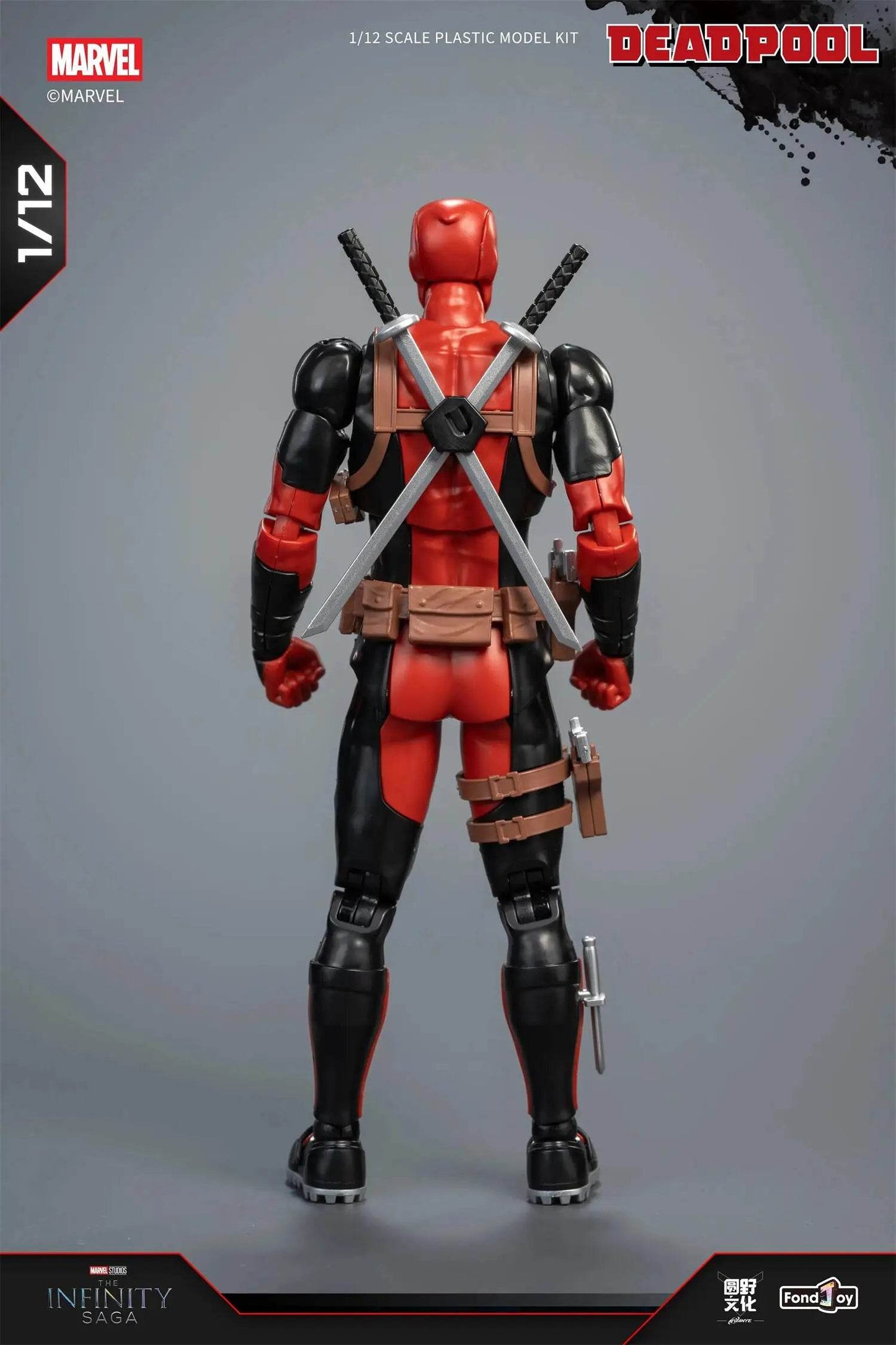 1/12 Original Fondjoy Deadpool and Wolverine ABS Action Figure Model Manga Version Joint Movable Figurine Collection Kids Gift Toy - ToylandEU