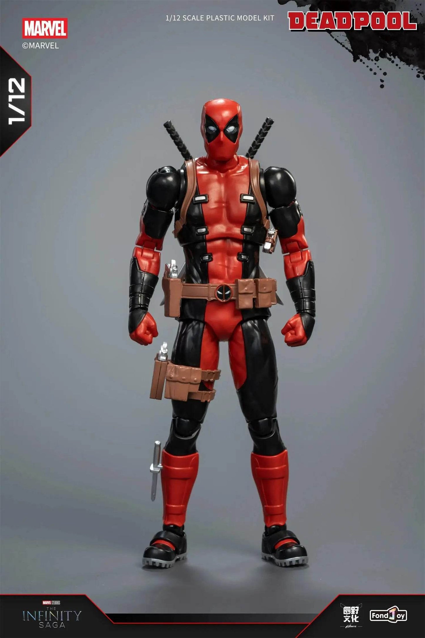 1/12 Original Fondjoy Deadpool and Wolverine ABS Action Figure Model Manga Version Joint Movable Figurine Collection Kids Gift Toy - ToylandEU