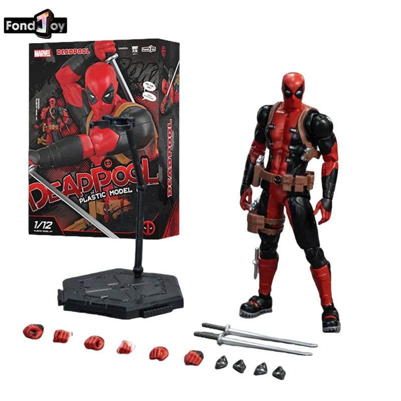 1/12 Original Fondjoy Deadpool and Wolverine ABS Action Figure Model Manga Version Joint Movable Figurine Collection Kids Gift Toy - ToylandEU