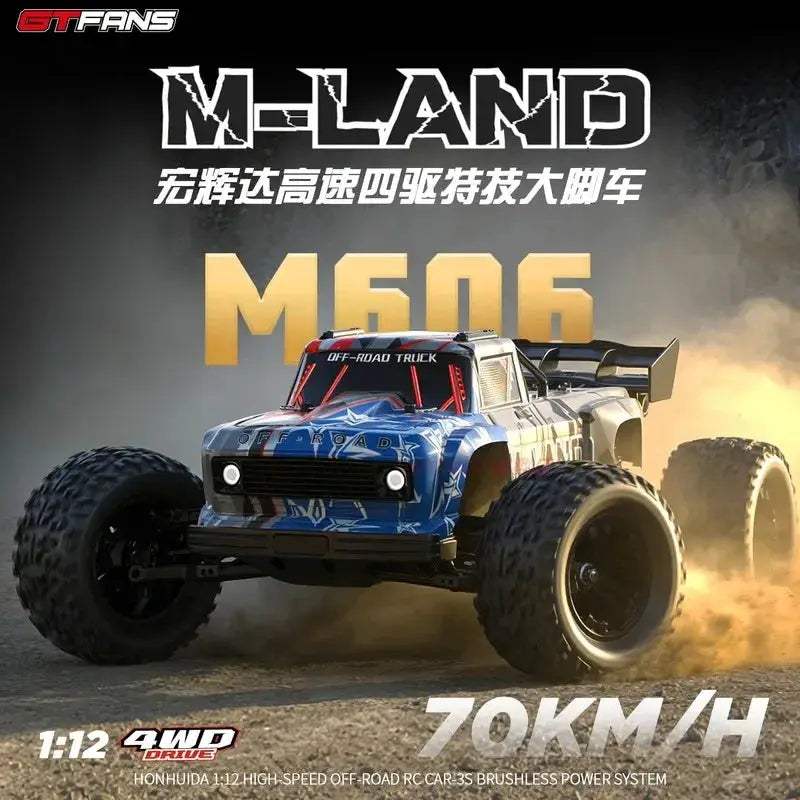 1:12 Scale Monster Truck RC Car Off-Road With Controller - ToylandEU