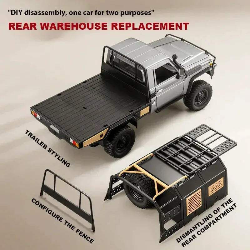 1/12 Scale RC Car 4WD Off Road Pickup Truck Climbing - ToylandEU