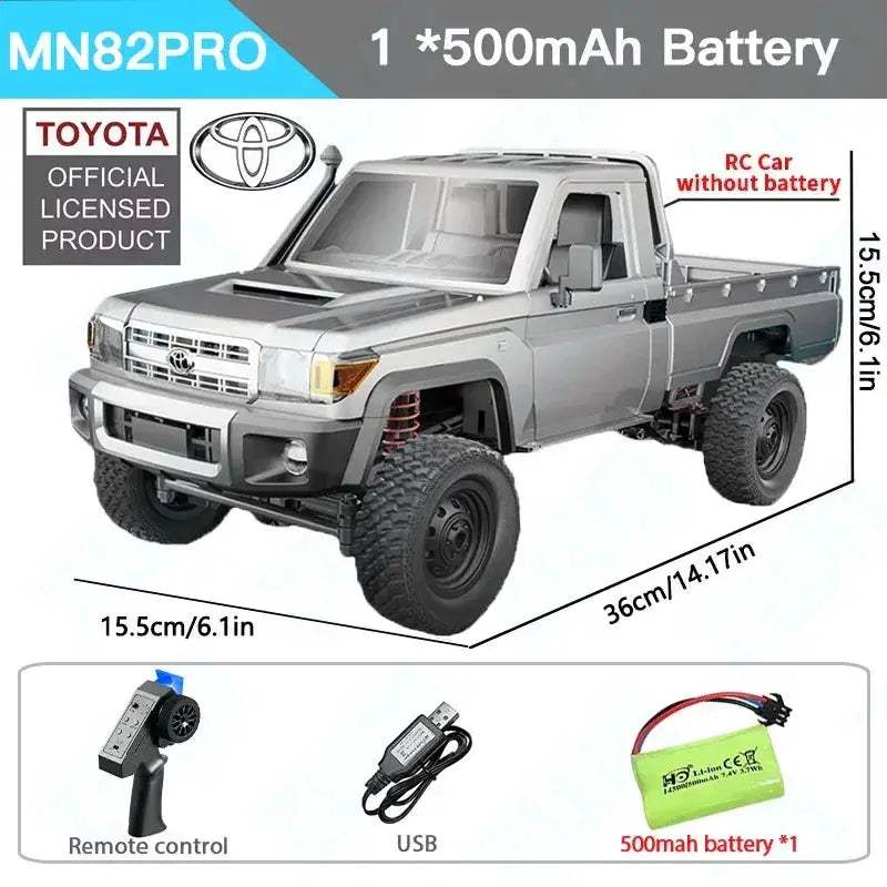 1/12 Scale RC Car 4WD Off Road Pickup Truck Climbing - ToylandEU