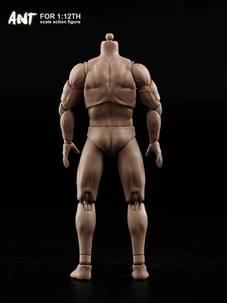 1/12 Scale Soldier Muscale Strong Male Action Figure Body - ToylandEU