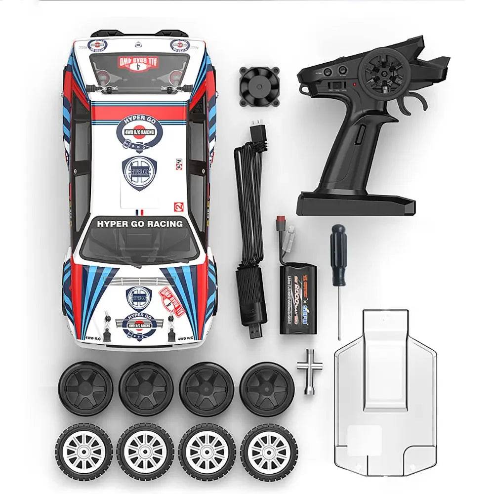 1/14 MJX 14302 New V2.0 Rc Car Brushless Motor Hyper Go 4wd Off-Road Racing 55km Drift Toy Kid - ToylandEU