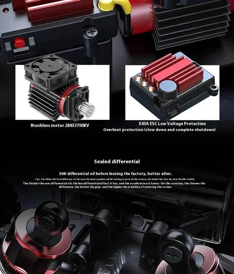  1/14 MJX 14303 Rc Drift Car High Speed 4WD Off-Road Truck -  ToylandEU™