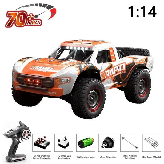  1/14 Scale RC Car 4WD Brushless High Speed Off Road -  ToylandEU™