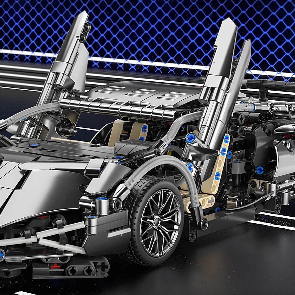 1:14 Technical Racing Sport Car Model Building Blocks Bricks MOC City Vehicle Supercar 905PCS Gift For Boys And Children - ToylandEU