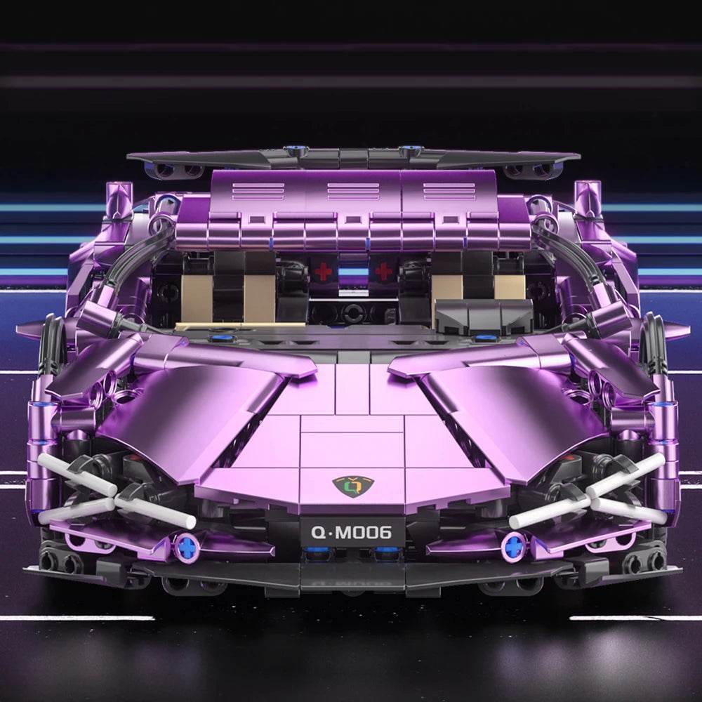 1:14 Technical Racing Sport Car Model Building Blocks Bricks MOC City Vehicle Supercar 905PCS Gift For Boys And Children - ToylandEU