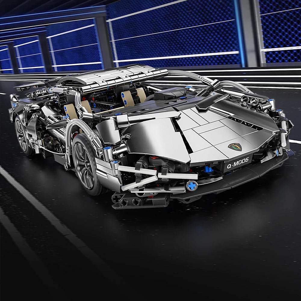 1:14 Technical Racing Sport Car Model Building Blocks Bricks MOC City Vehicle Supercar 905PCS Gift For Boys And Children - ToylandEU