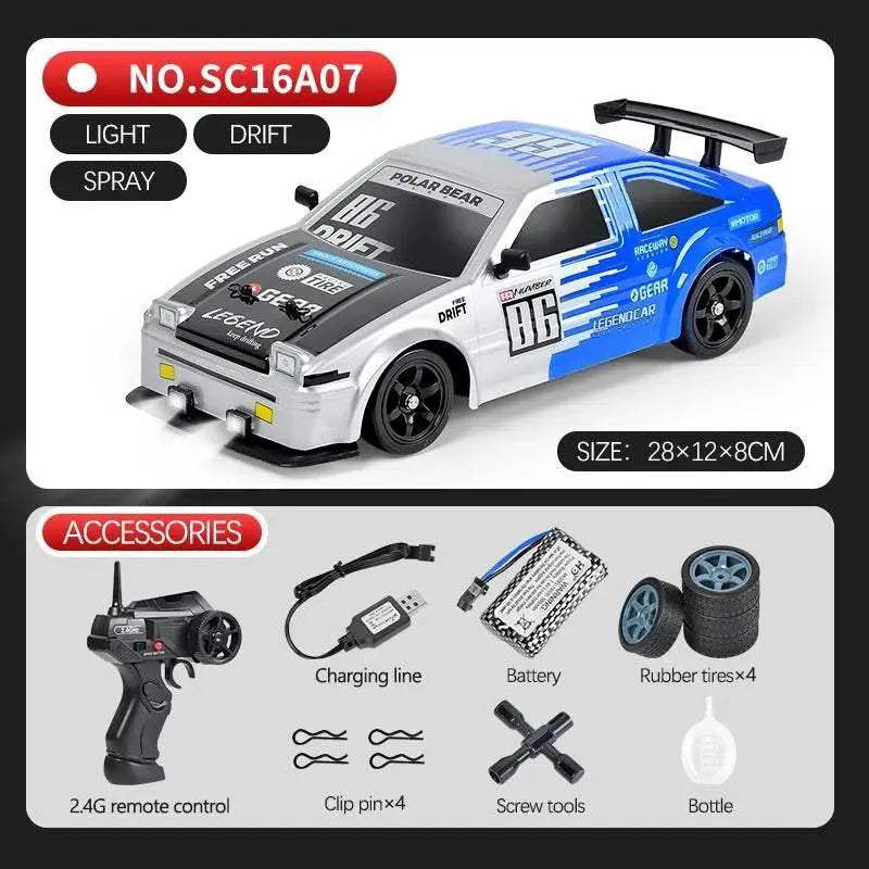  1:16 Drift Rc Cars 4WD RC Drift Car Toy for Kids -  ToylandEU™