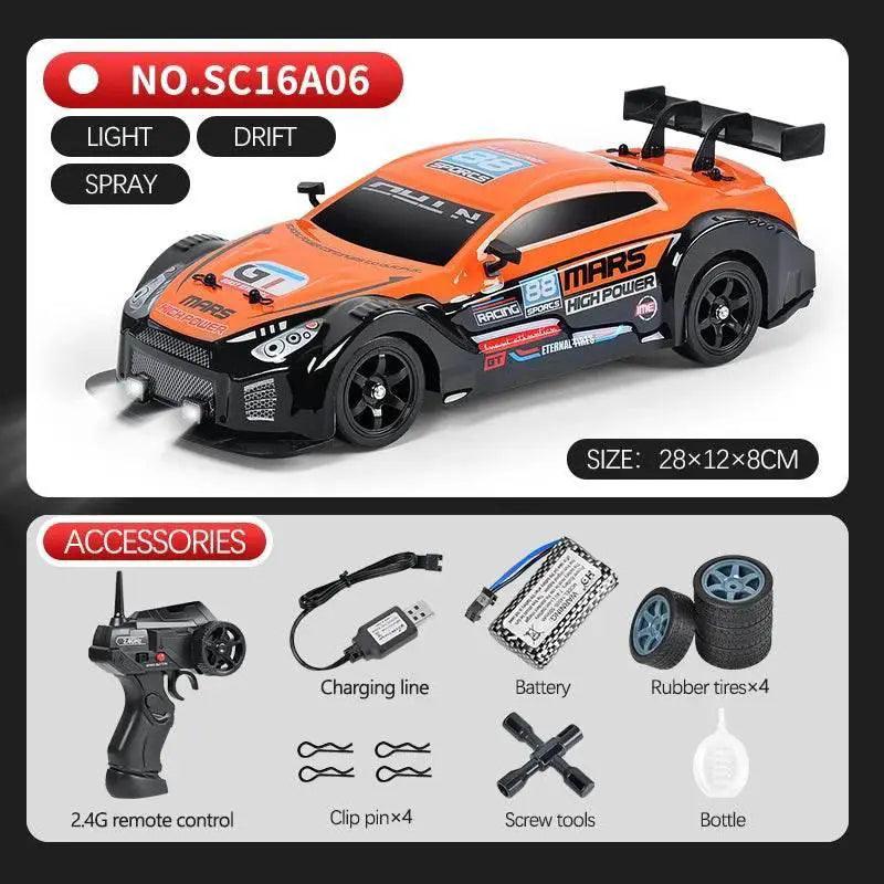  1:16 Drift RC Cars 4WD Remote Control GTR AE86 Toy -  ToylandEU™