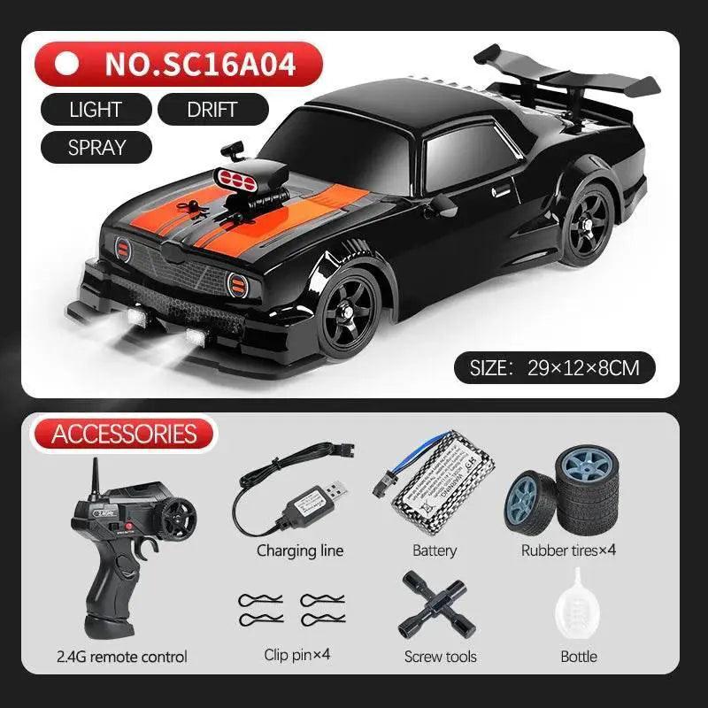  1:16 Drift RC Cars 4WD Remote Control GTR AE86 Toy -  ToylandEU™