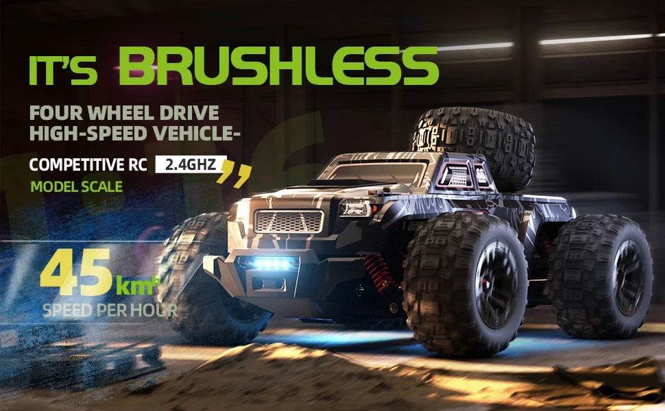 1:16 Scale Large RC Cars 50km/h High Speed Off-Road Truck - ToylandEU