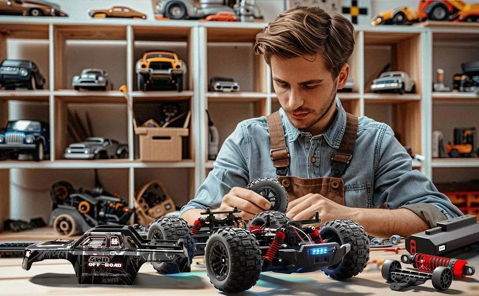 1:16 Scale Large RC Cars 50km/h High Speed Off-Road Truck - ToylandEU