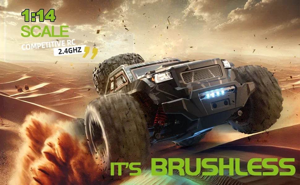 1:16 Scale Large RC Cars 50km/h High Speed Off-Road Truck - ToylandEU