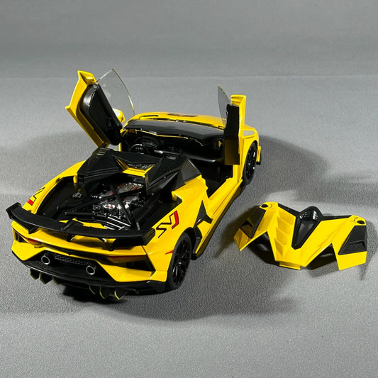 1:18 Aventador SVJ63 Diecast Alloy Model Car With Removable Roof - ToylandEU